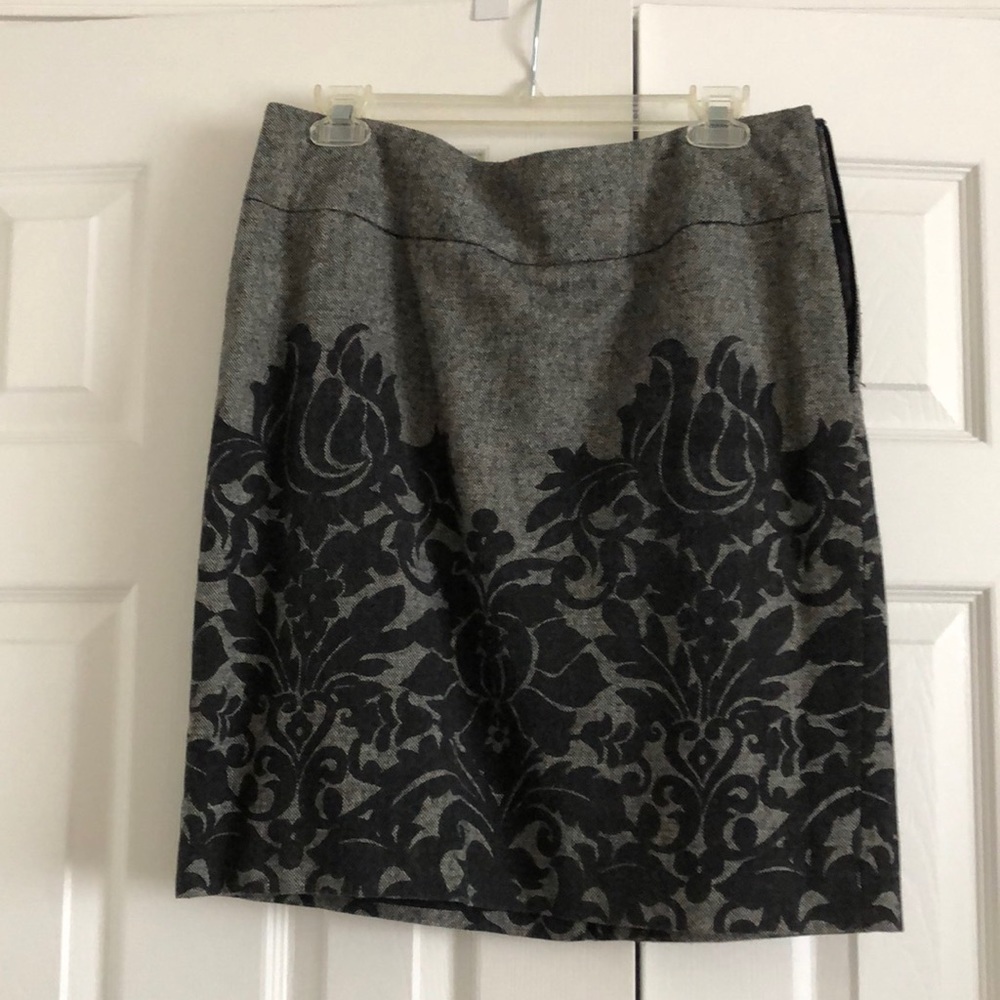 Wool blend skirt